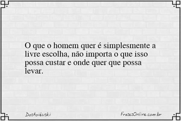 Frase de Dostoiévski