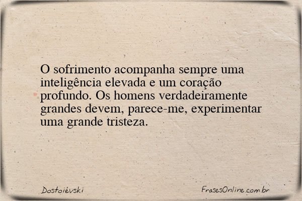 Frase de Dostoiévski