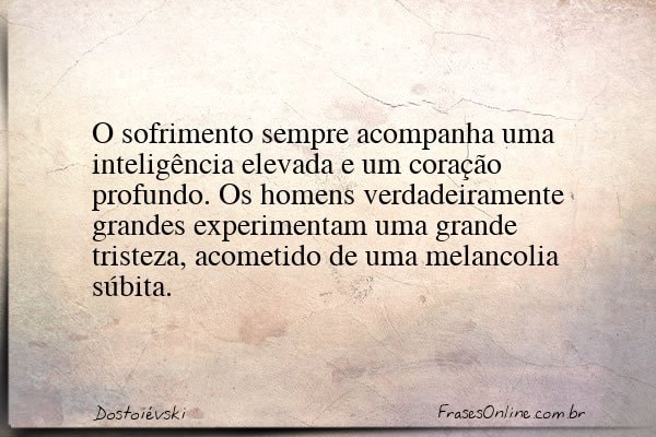 Frase de Dostoiévski