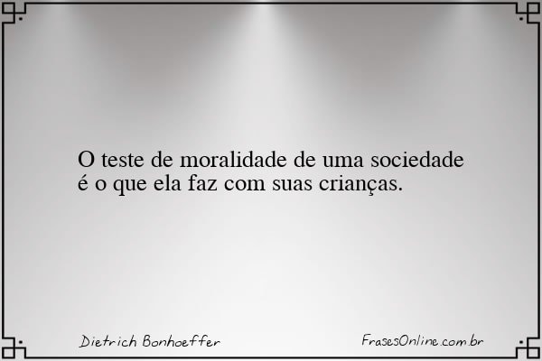 Frase de Dietrich Bonhoeffer