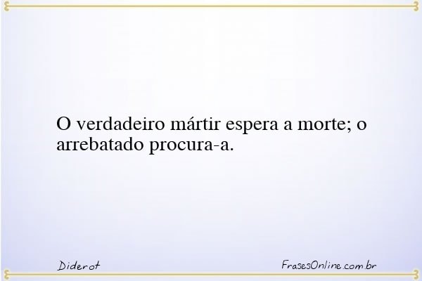 Frase de Diderot