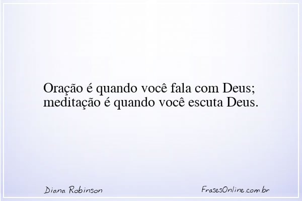 Frase de Diana Robinson