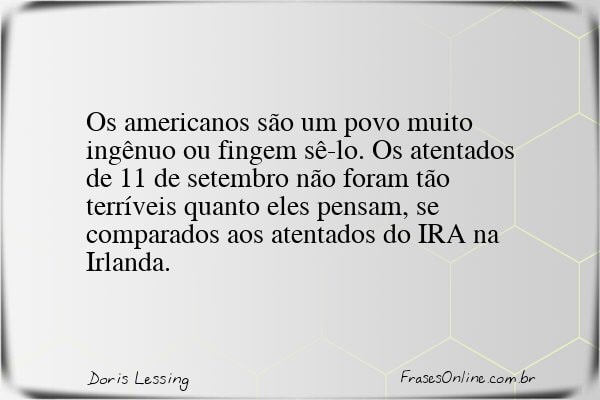 Frase de Doris Lessing