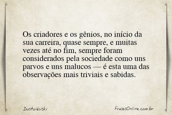 Frase de Dostoiévski