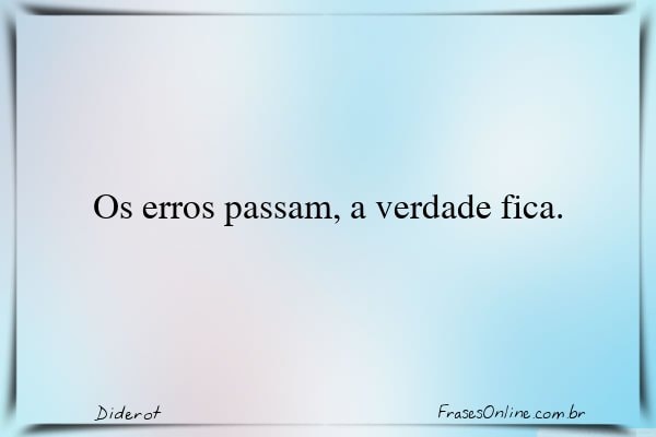 Frase de Diderot