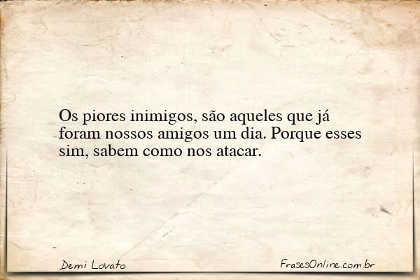 Frase de Demi Lovato