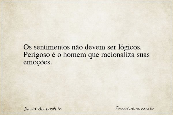 Frase de David Borenstein