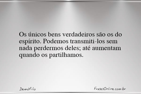 Frase de Demófilo