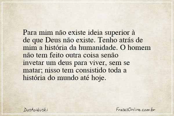 Frase de Dostoiévski