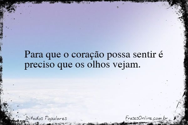 Frase de Ditados Populares