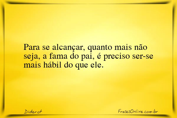 Frase de Diderot