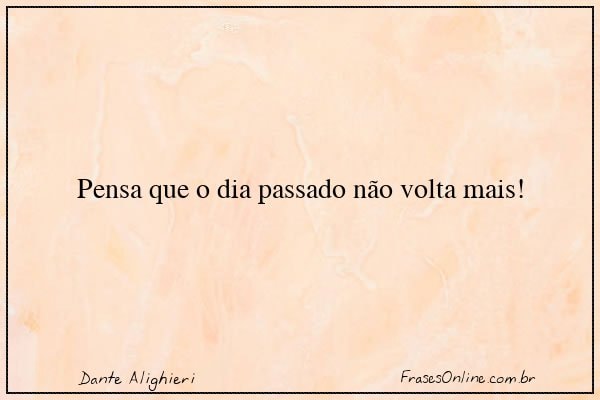 Frase de Dante Alighieri