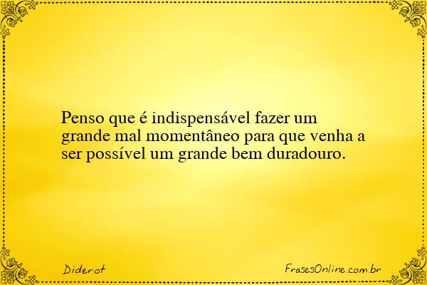 Frase de Diderot