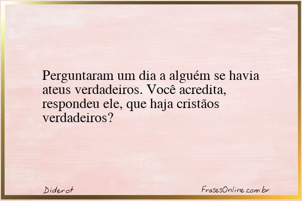 Frase de Diderot