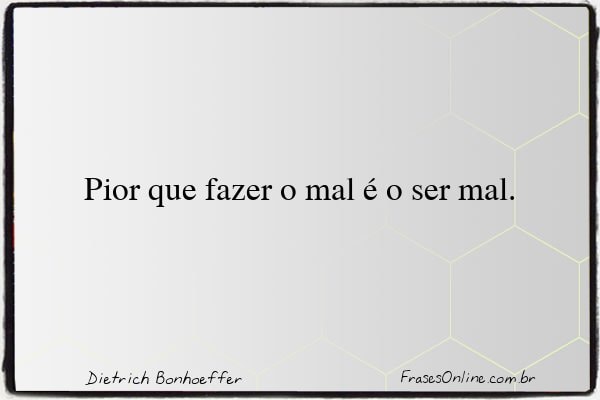 Frase de Dietrich Bonhoeffer
