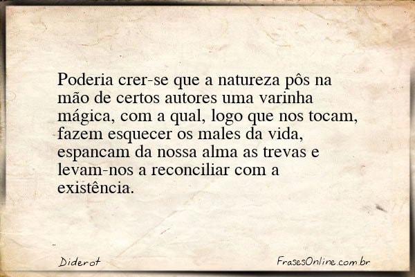 Frase de Diderot
