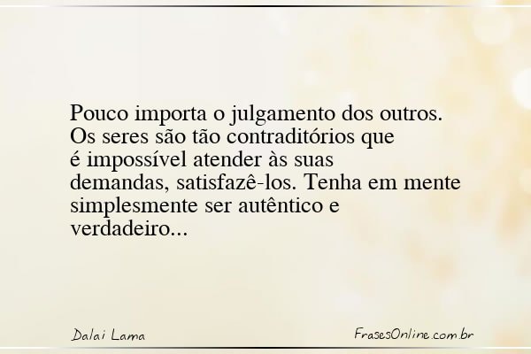Frase de Dalai Lama