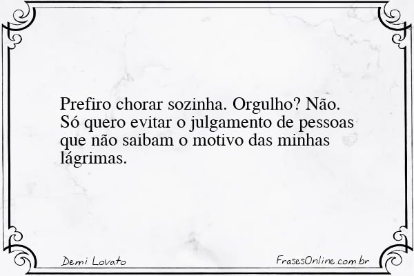 Frase de Demi Lovato