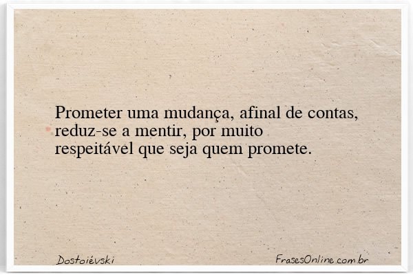 Frase de Dostoiévski