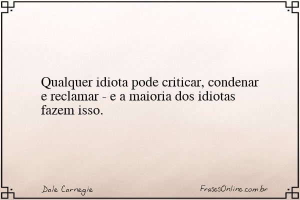 Frase de Dale Carnegie