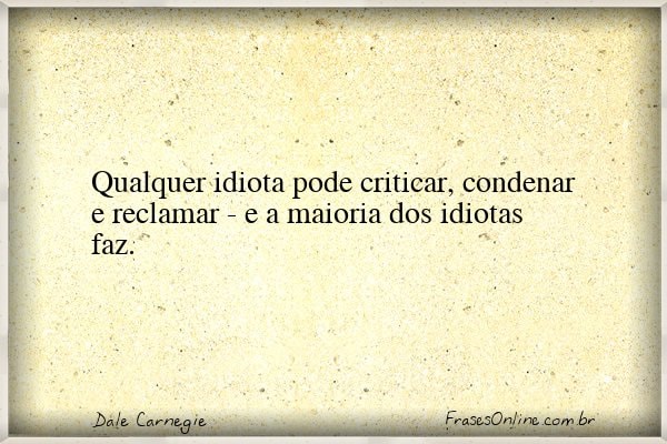 Frase de Dale Carnegie