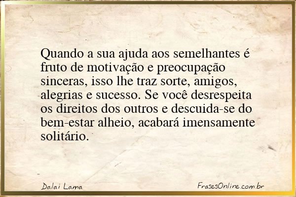 Frase de Dalai Lama