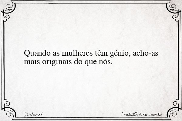 Frase de Diderot