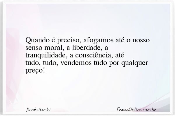 Frase de Dostoiévski