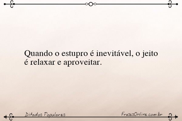 Frase de Ditados Populares