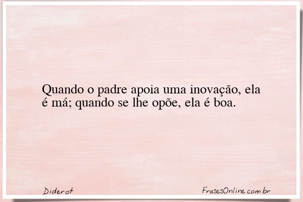 Frase de Diderot