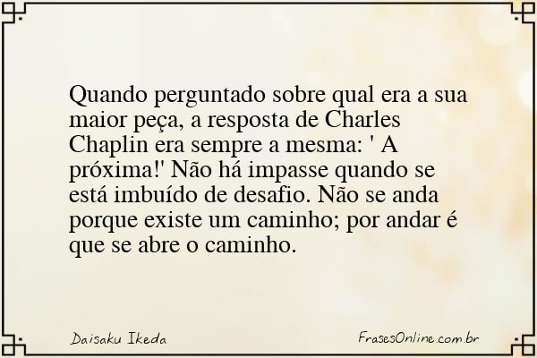 Frase de Daisaku Ikeda