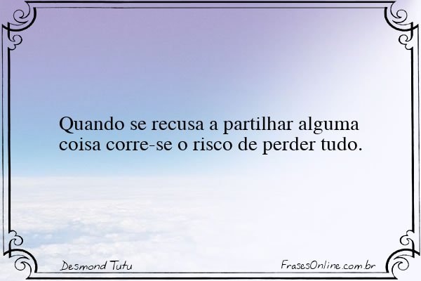 Frase de Desmond Tutu