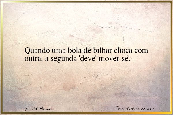 Frase de David Hume