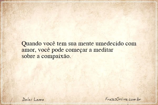 Frase de Dalai Lama