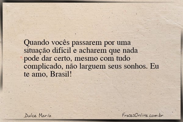 Frase de Dulce María