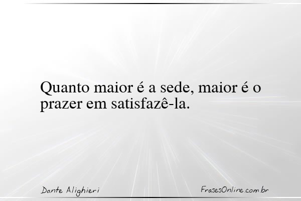 Frase de Dante Alighieri