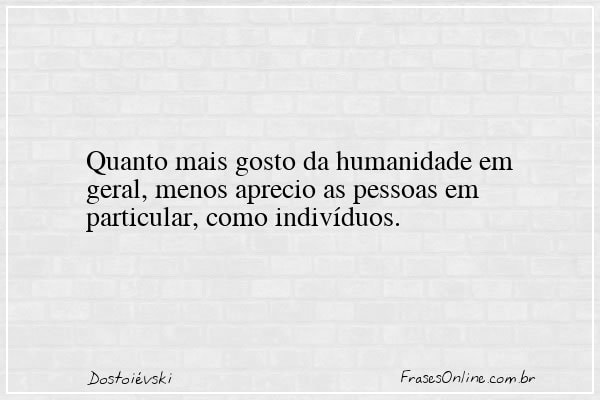 Frase de Dostoiévski