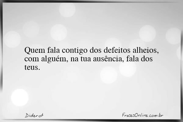 Frase de Diderot