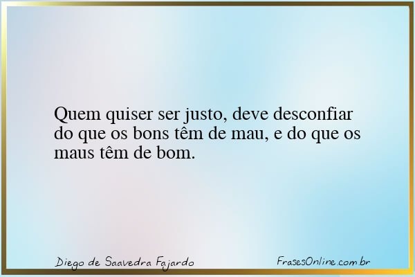 Frase de Diego de Saavedra Fajardo