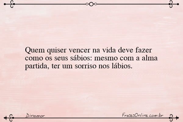 Frase de Dinamor
