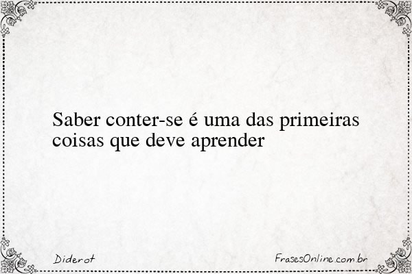 Frase de Diderot