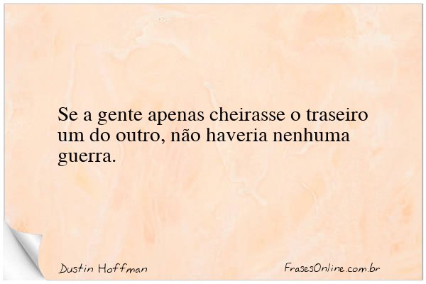 Frase de Dustin Hoffman