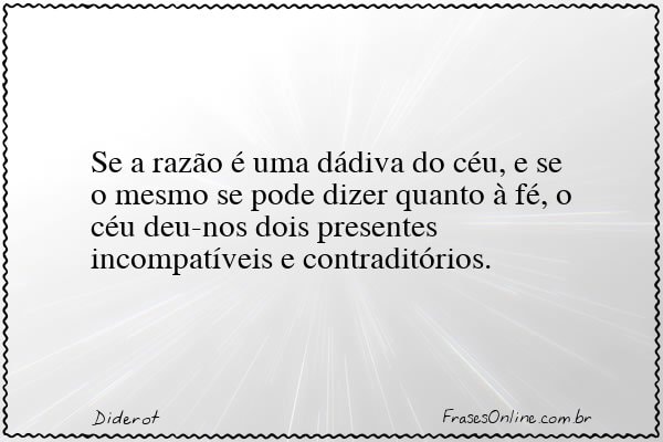 Frase de Diderot