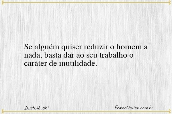 Frase de Dostoiévski