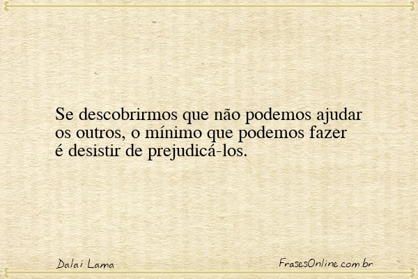 Frase de Dalai Lama