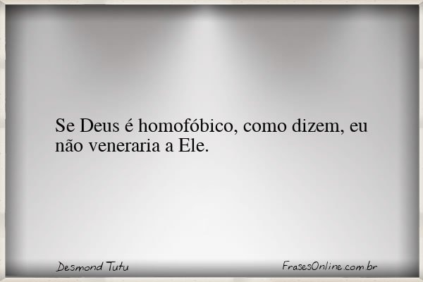Frase de Desmond Tutu