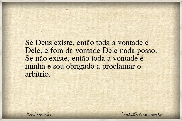 Frase de Dostoiévski