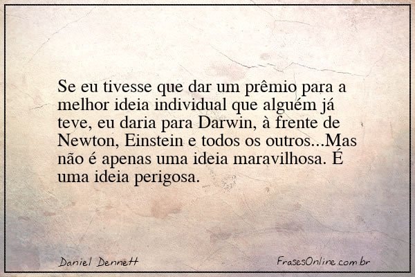 Frase de Daniel Dennett