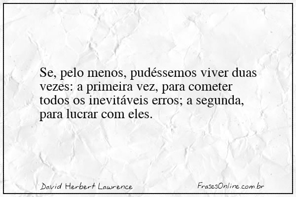 Frase de David Herbert Lawrence