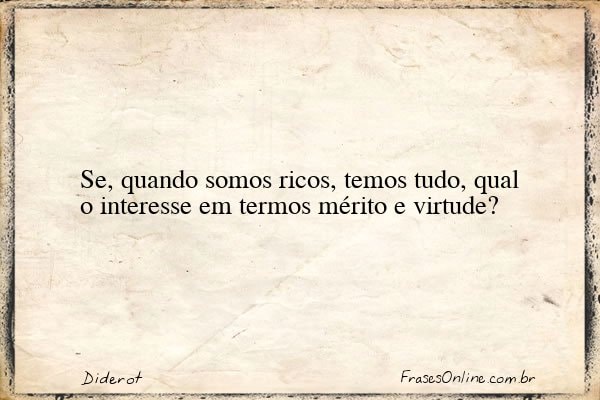 Frase de Diderot